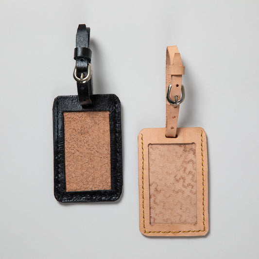 Iraqi Leather Luggage Tag