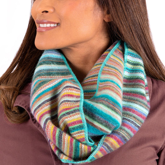 Waves of Color Infinity Scarf